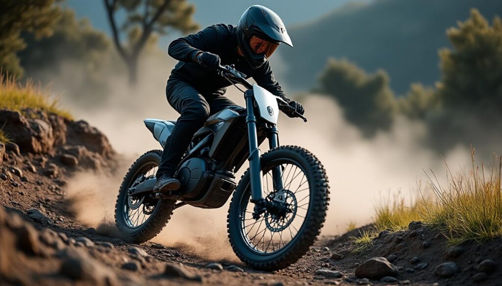 découvrez la moto trial électrique oset, alliant performance et sécurité pour des aventures inoubliables. idéale pour les jeunes pilotes, elle garantit une conduite maîtrisée et dynamique sur tous les terrains.