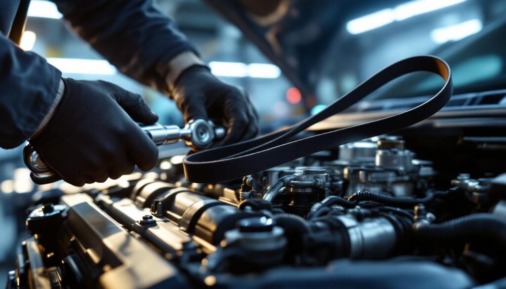 découvrez les étapes simples et détaillées pour installer une nouvelle courroie d'accessoires sur votre volkswagen tiguan iii, garantissant un fonctionnement optimal de votre véhicule.