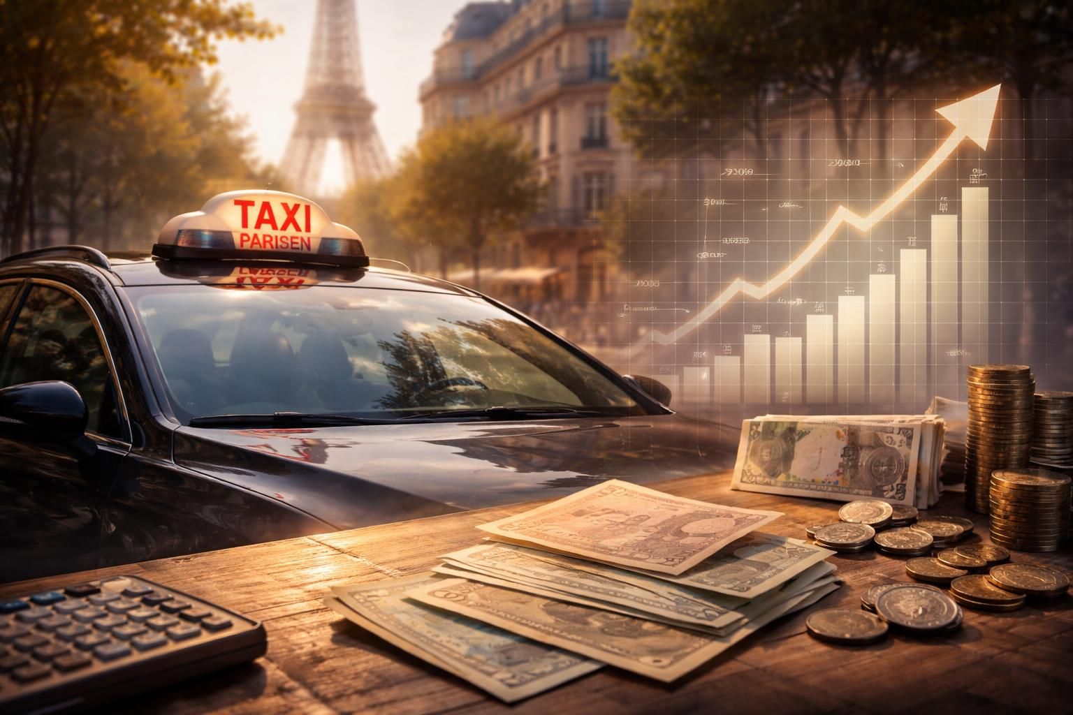 découvrez l'évolution historique du prix des licences de taxi parisien et analysez les facteurs influençant leur valeur au fil des années.