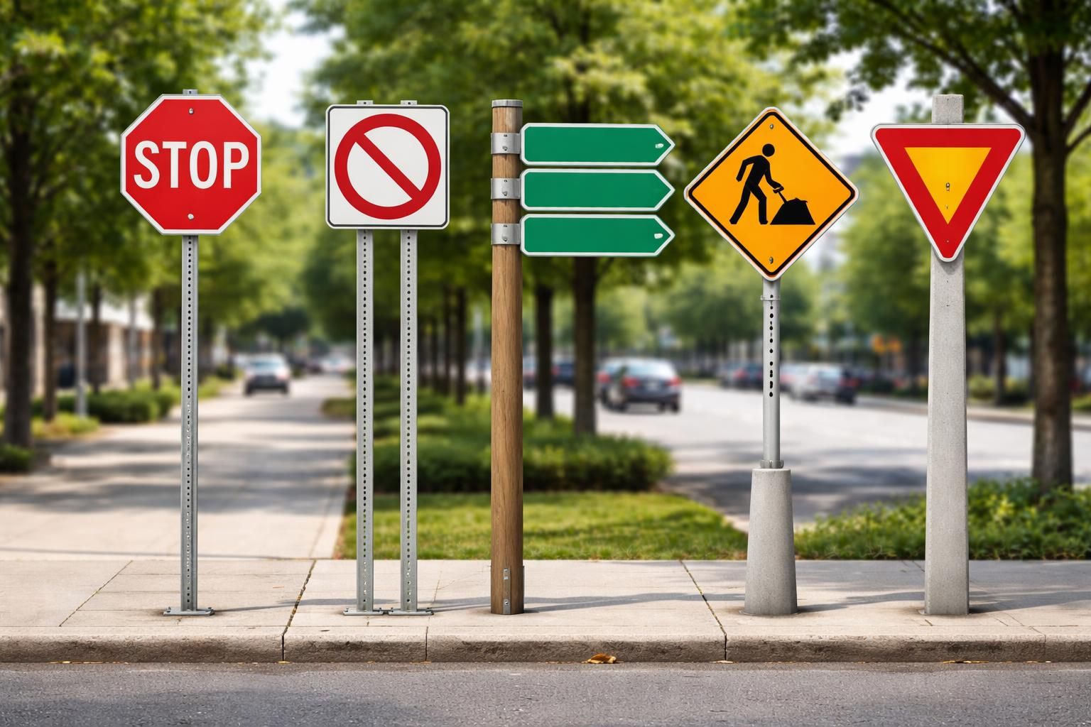 découvrez les différents types de poteaux de signalisation routière et comprenez leurs fonctions essentielles pour assurer la sécurité et la clarté sur les routes.