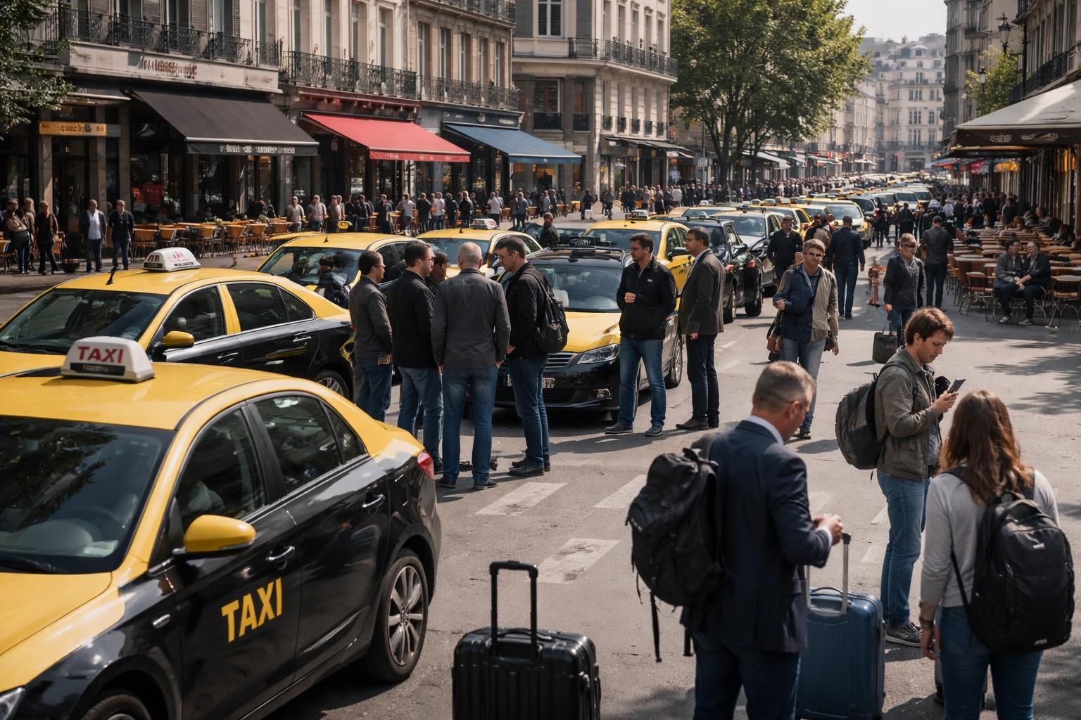 analyse des conséquences économiques provoquées par la grève des taxis à nantes et leurs répercussions sur le commerce, la mobilité et les habitants de la ville.
